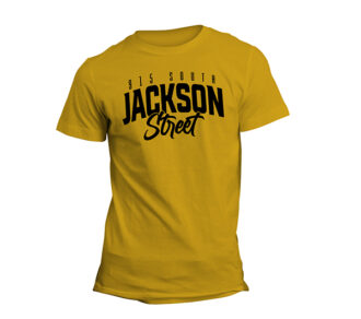 THE "915 S. JACKSON STREET" UNISEX TEE (GOLD)